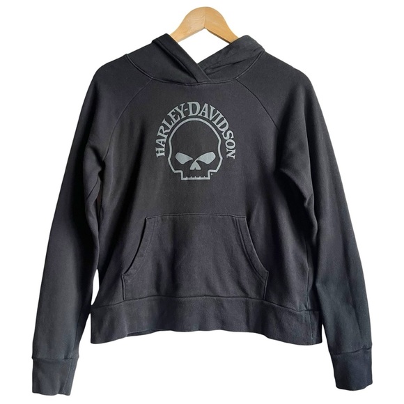 Harley-Davidson Willie G Skull Hoodie Women’s Medium Black - Picture 14 of 14